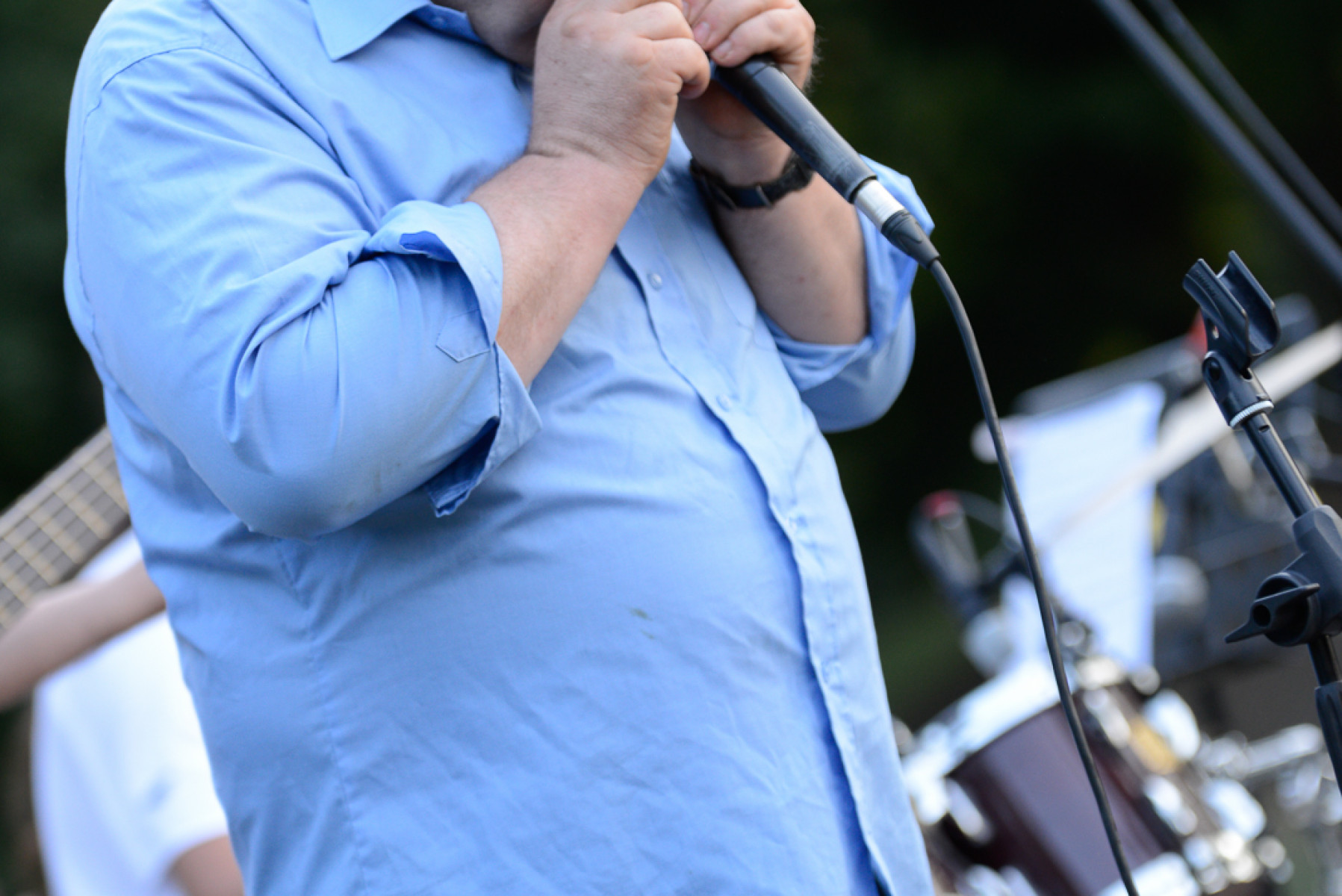 Plenerowy koncert nad Obrą