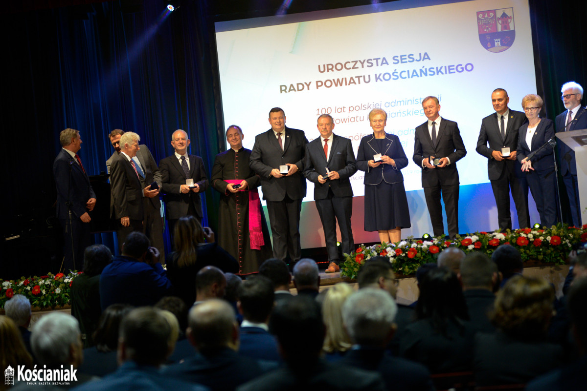 Uroczysta Sesja Rady Powiatu Kościańskiego