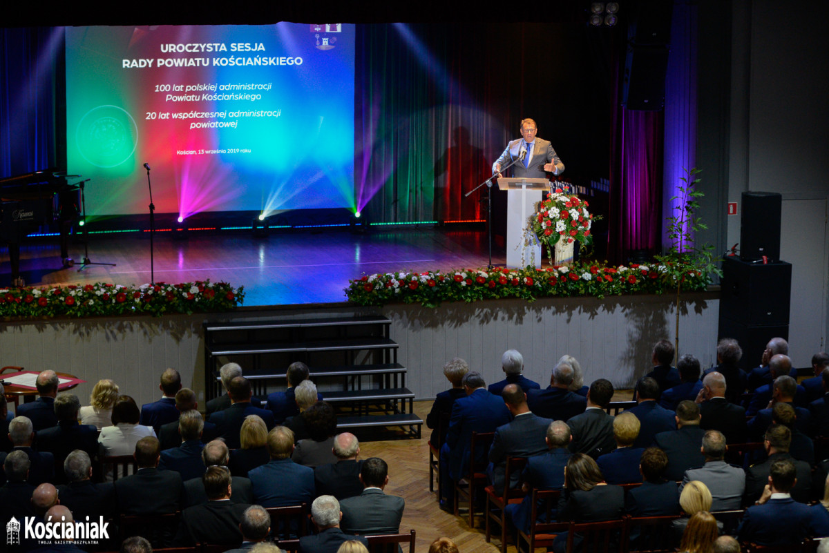 Uroczysta Sesja Rady Powiatu Kościańskiego
