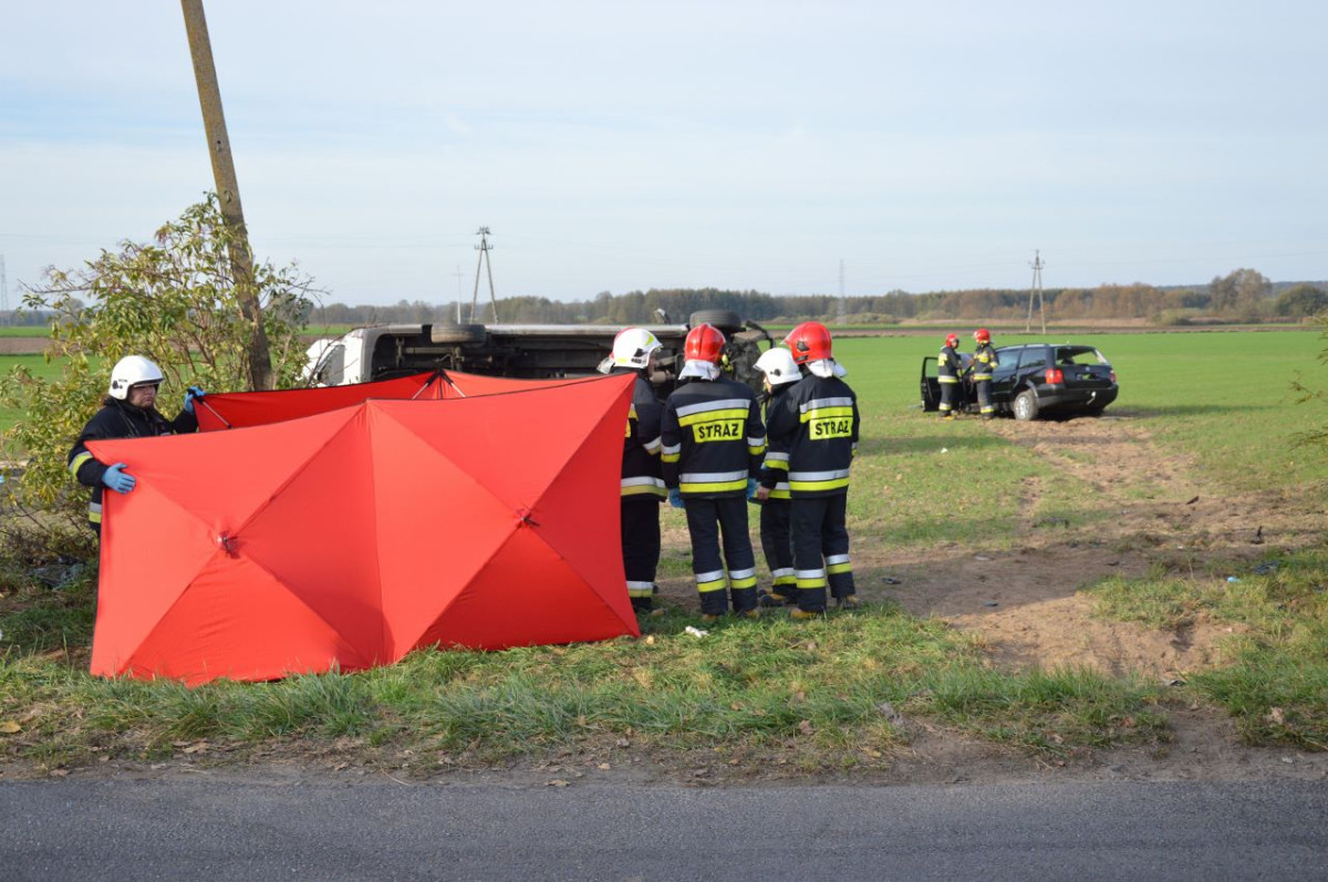 Śmiertelny wypadek w Łuszkowie