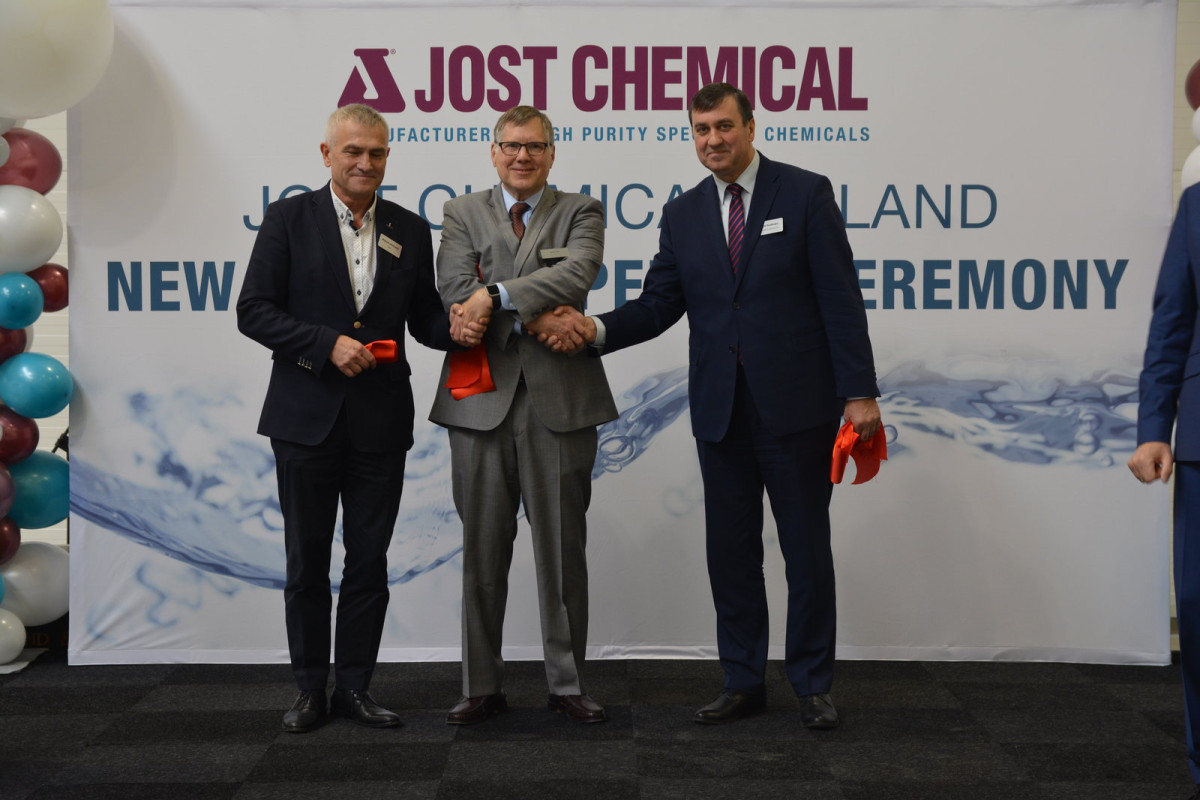 Otwarcie fabryki Jost Chemical Poland
