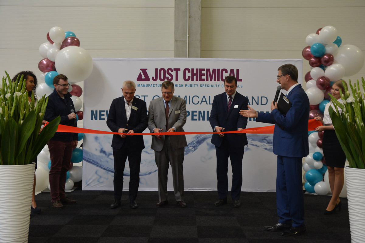 Otwarcie fabryki Jost Chemical Poland