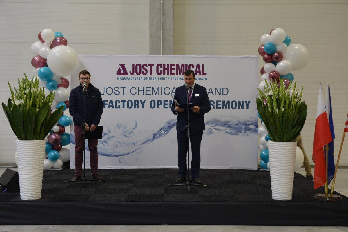 Otwarcie fabryki Jost Chemical Poland