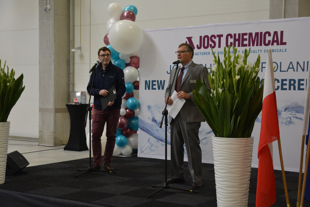 Otwarcie fabryki Jost Chemical Poland