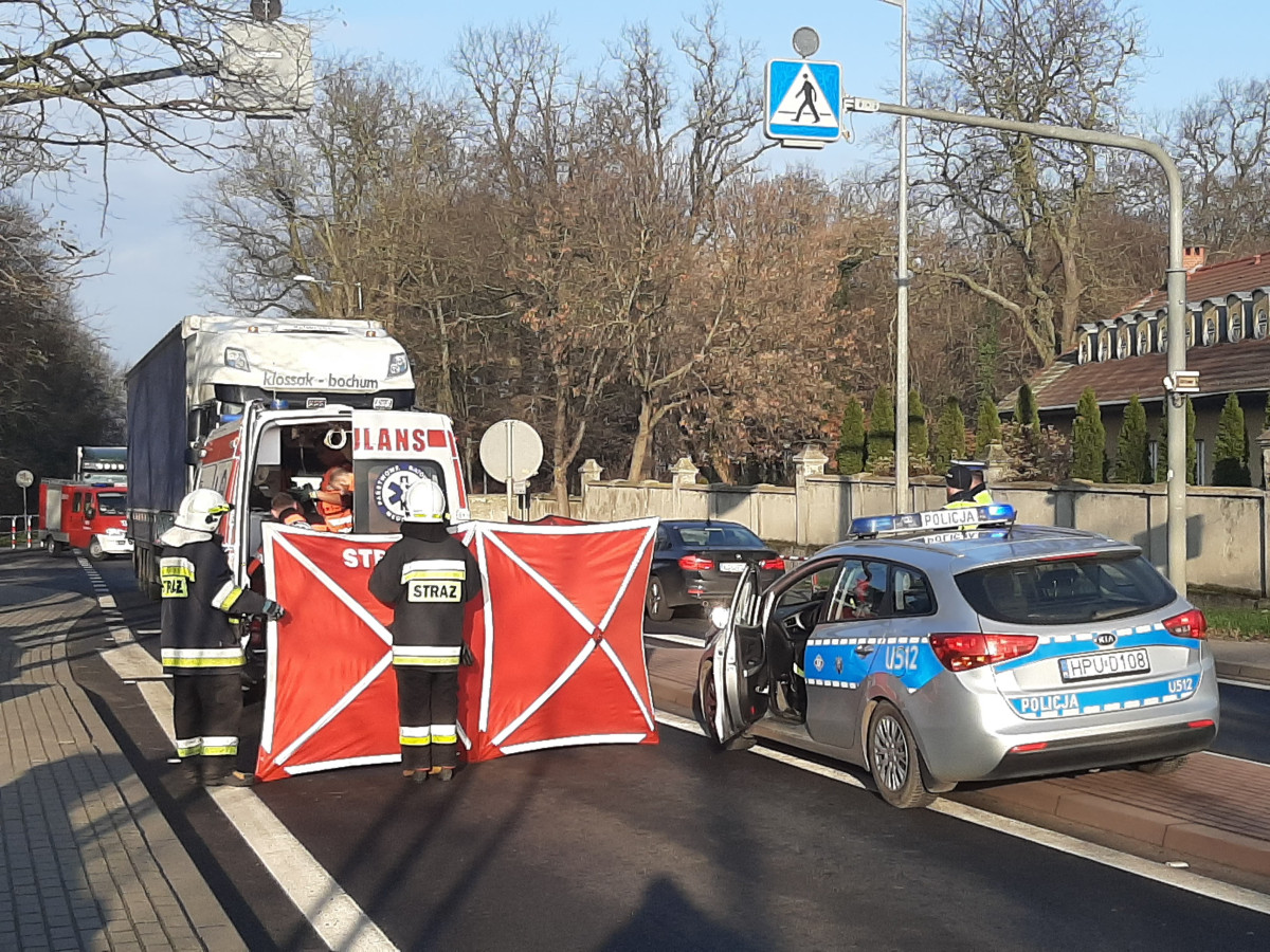Pieszy potrącony na przejściu w Jarogniewicach
