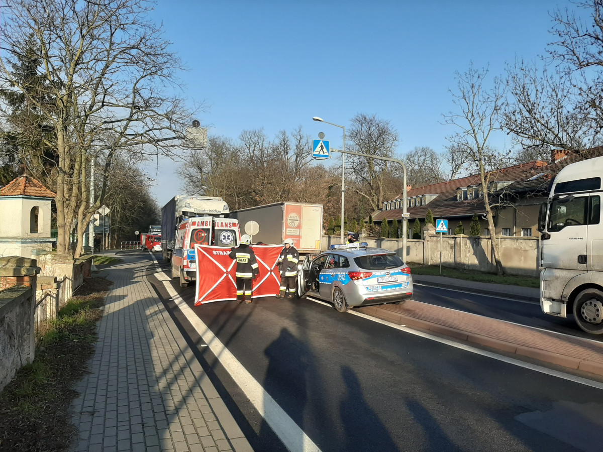 Pieszy potrącony na przejściu w Jarogniewicach