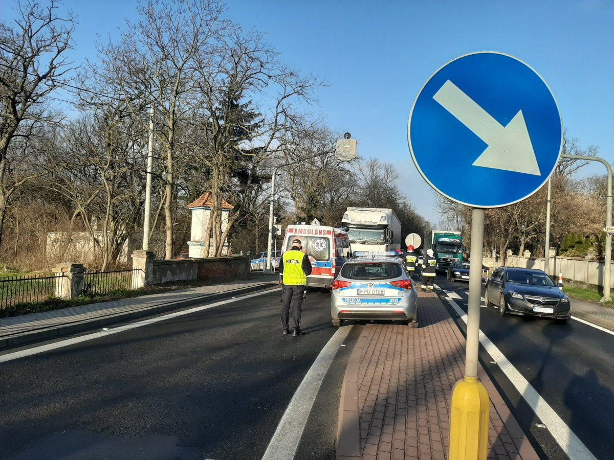 Pieszy potrącony na przejściu w Jarogniewicach