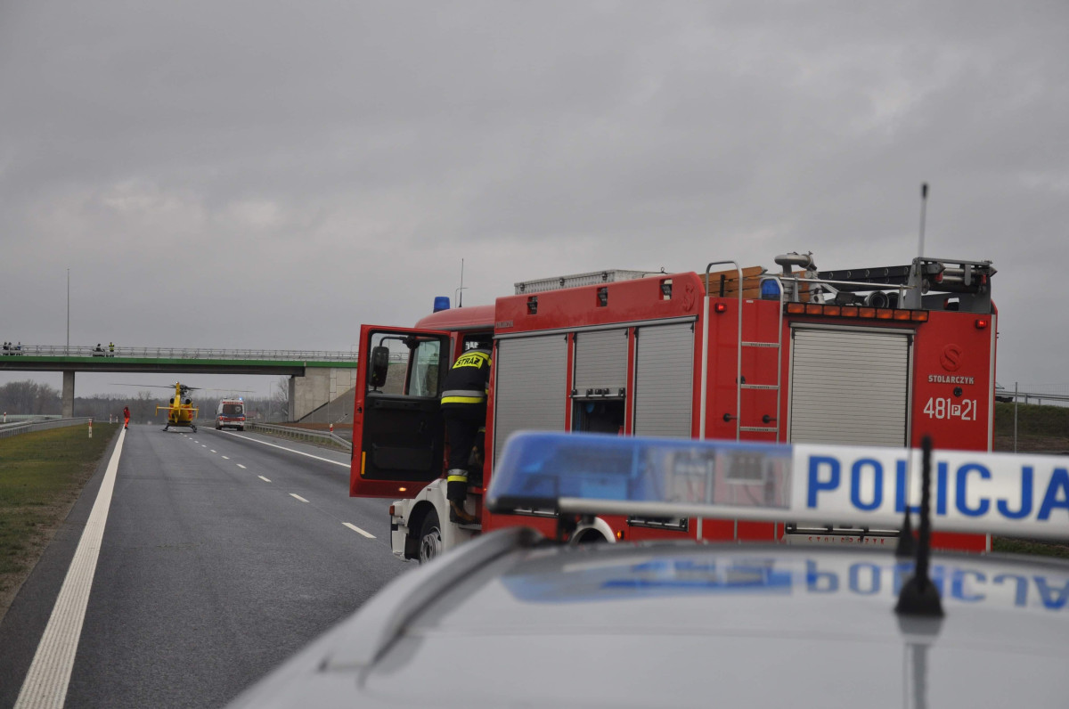 Śmigłowiec na S5 w wigilię