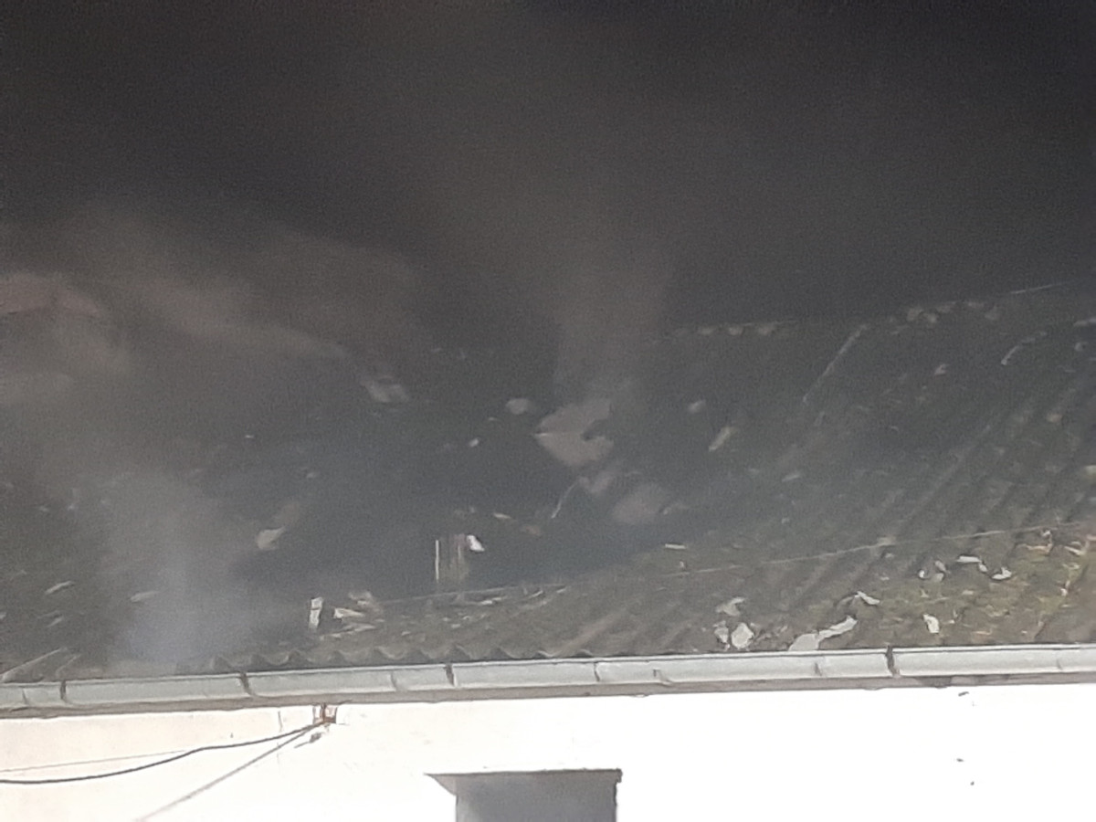 Pożar fermy indyków w Piotrowie Pierwszym