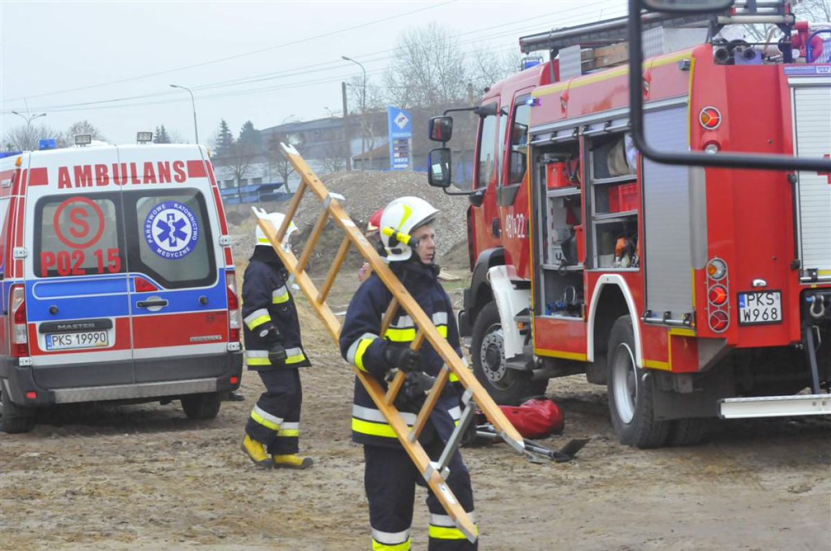 Tragedia na budowie w Kościanie. Nie żyje mężczyzna