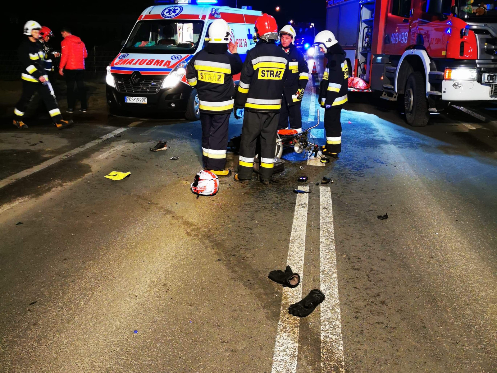 Zderzenie auta z motorowerem