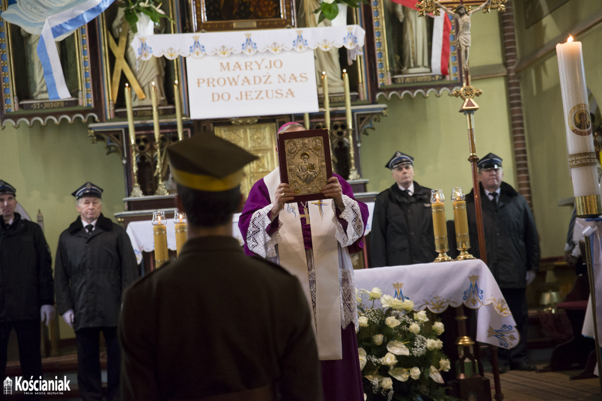 Obraz Matki Boskiej Częstochowskiej już w gminie Kościan