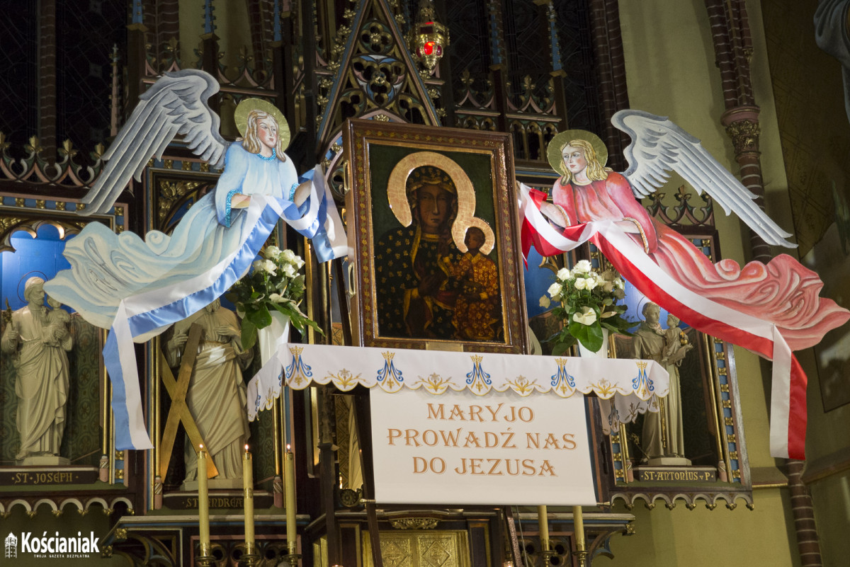 Obraz Matki Boskiej Częstochowskiej już w gminie Kościan