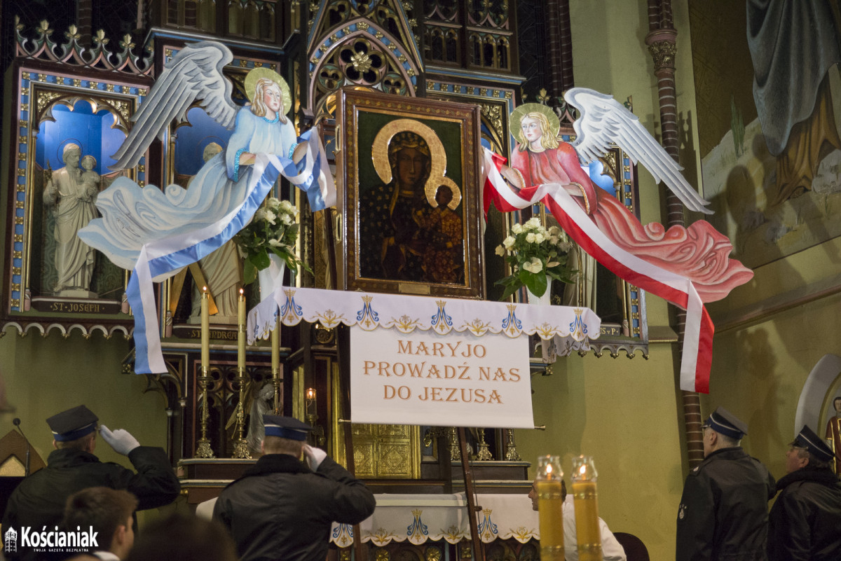 Obraz Matki Boskiej Częstochowskiej już w gminie Kościan