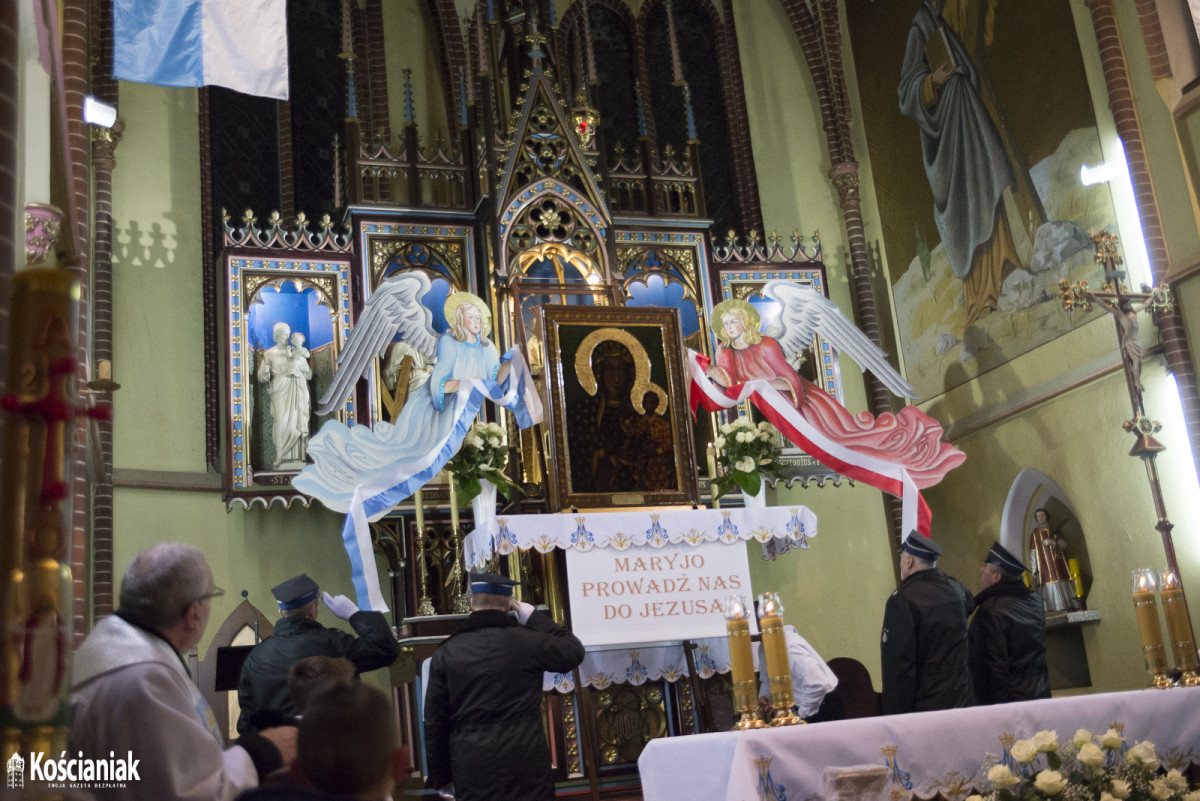 Obraz Matki Boskiej Częstochowskiej już w gminie Kościan