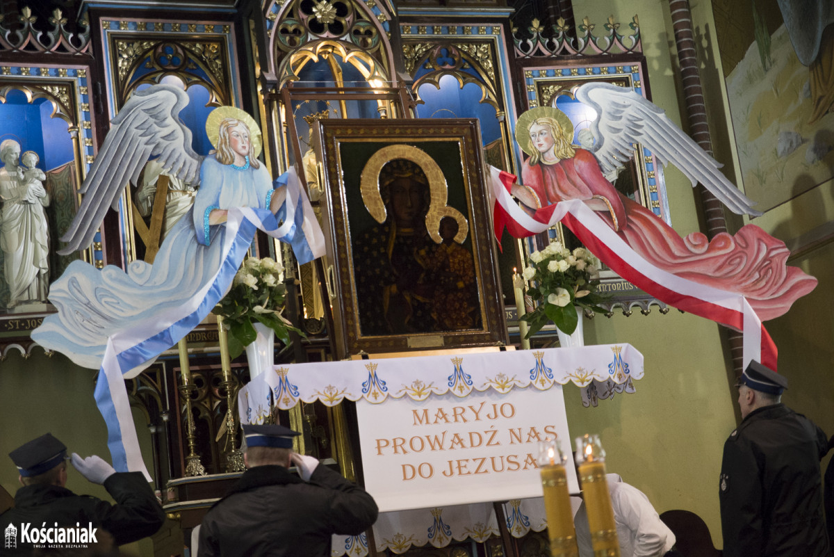 Obraz Matki Boskiej Częstochowskiej już w gminie Kościan