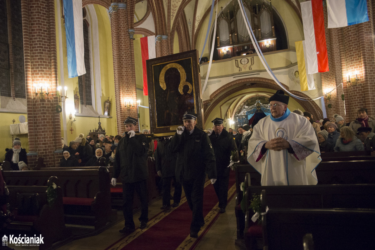 Obraz Matki Boskiej Częstochowskiej już w gminie Kościan