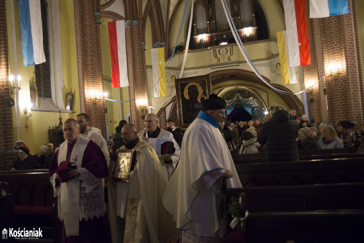 Obraz Matki Boskiej Częstochowskiej już w gminie Kościan