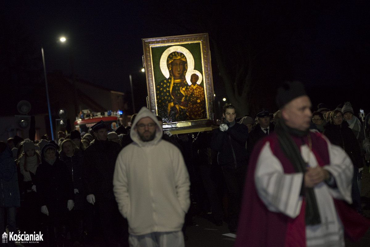 Obraz Matki Boskiej Częstochowskiej już w gminie Kościan