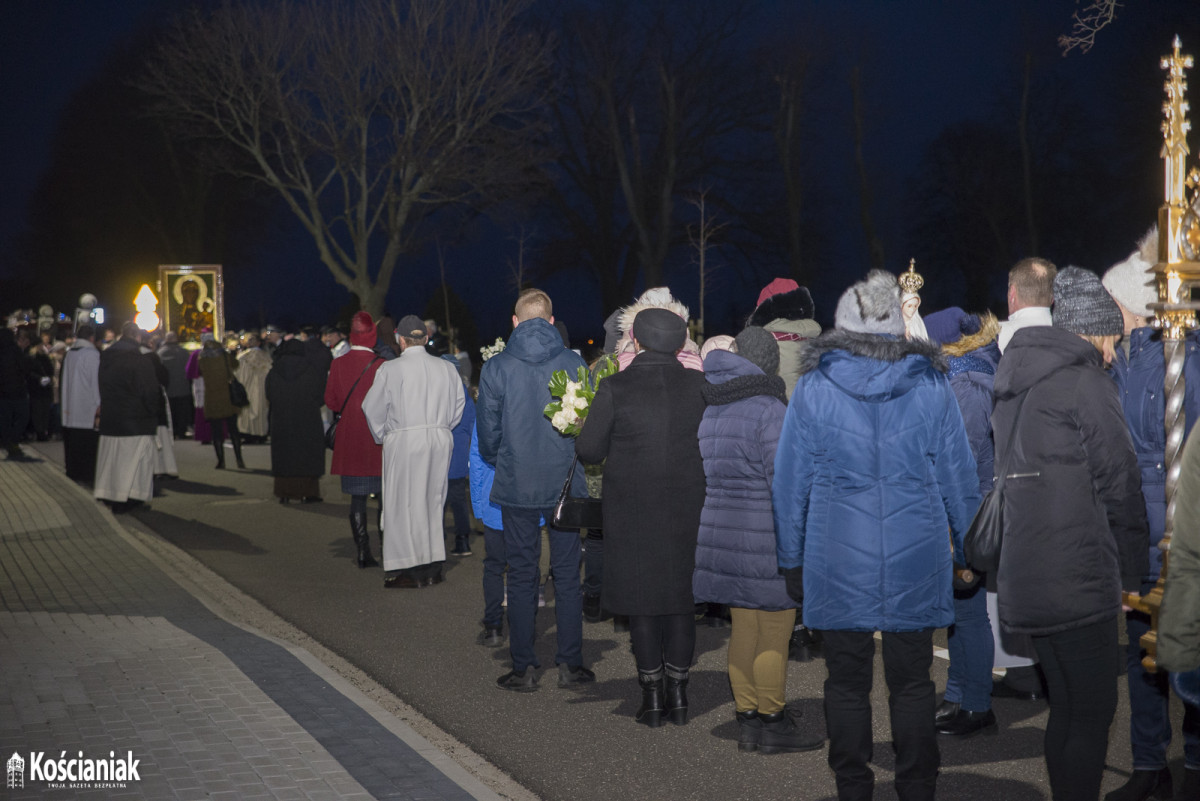 Obraz Matki Boskiej Częstochowskiej już w gminie Kościan