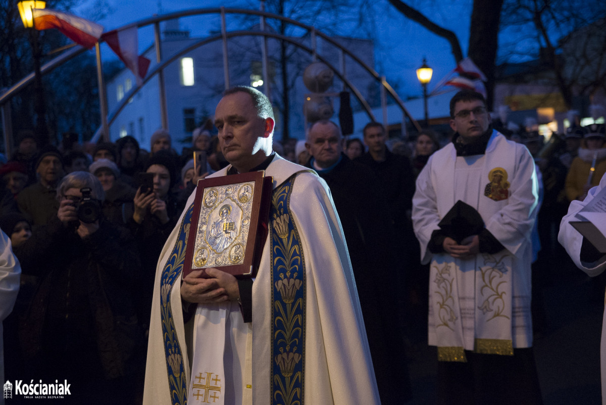 Powitanie obrazu Matki Boskiej w Kościanie
