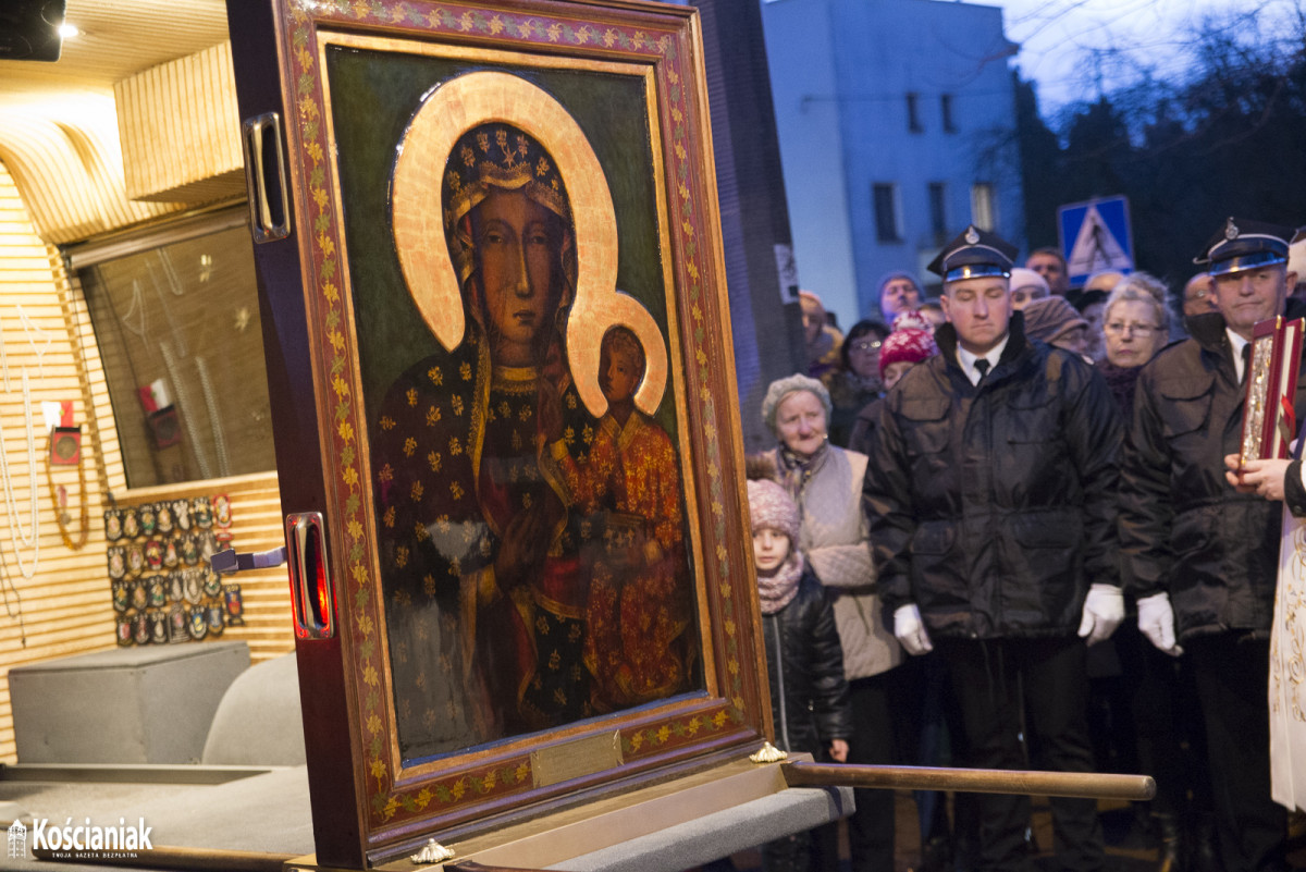 Powitanie obrazu Matki Boskiej w Kościanie
