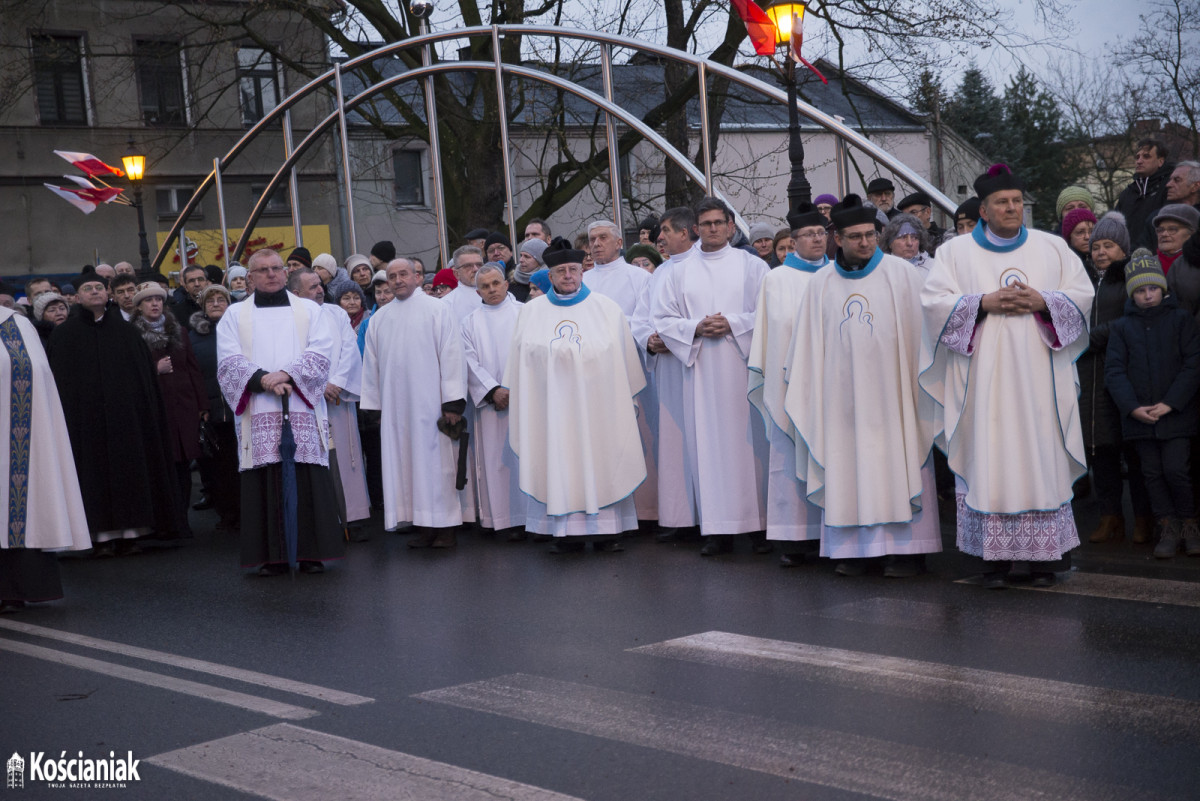 Powitanie obrazu Matki Boskiej w Kościanie