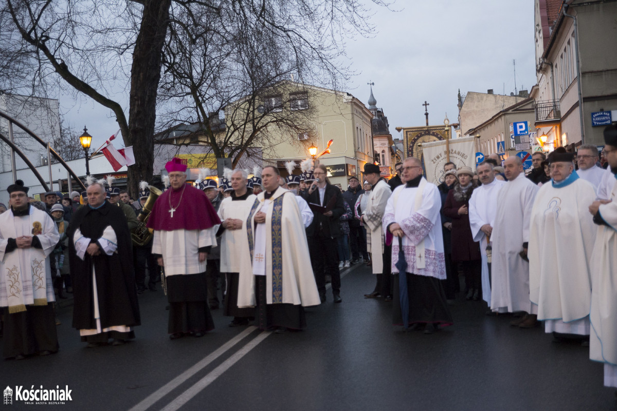 Powitanie obrazu Matki Boskiej w Kościanie