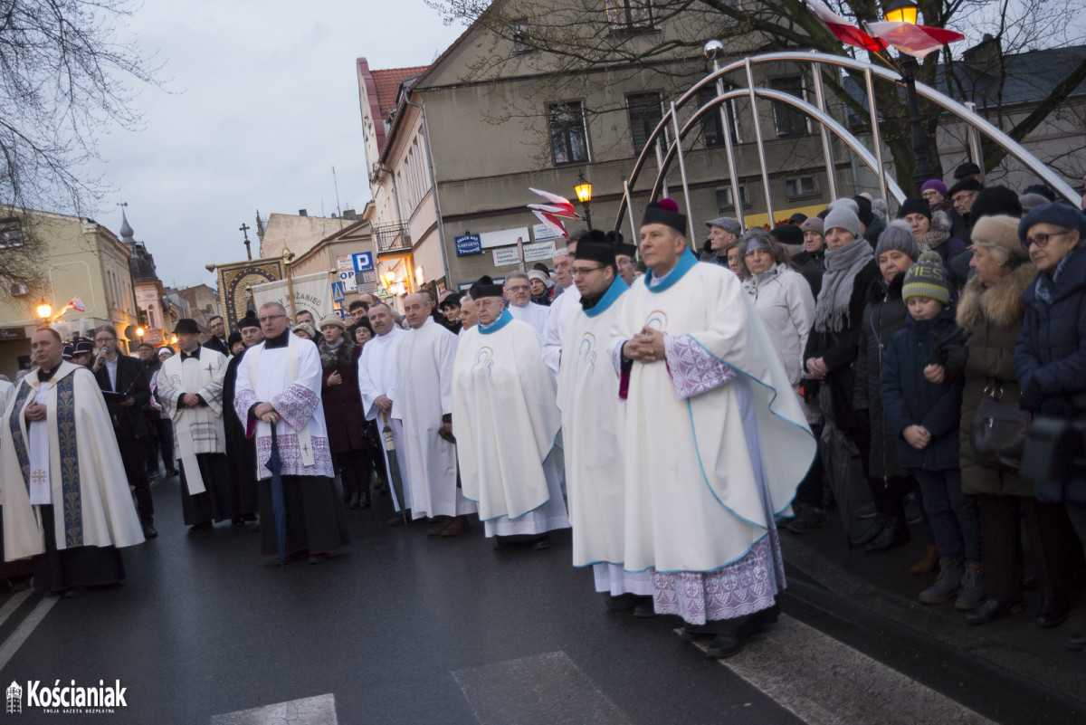 Powitanie obrazu Matki Boskiej w Kościanie