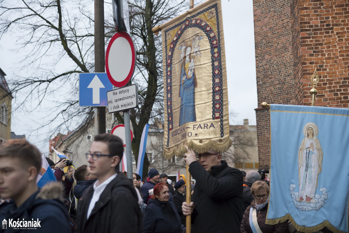 Powitanie obrazu Matki Boskiej w Kościanie