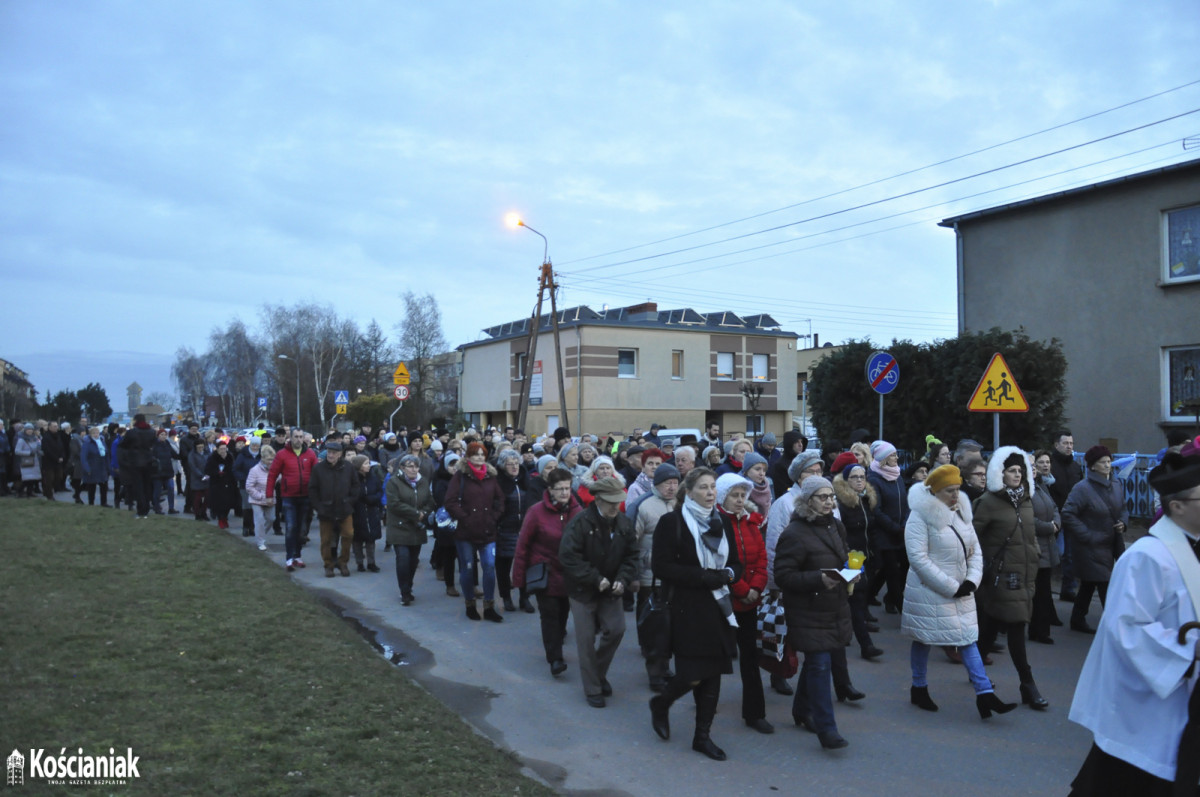 Ostatnia kościańska parafia powitała obraz Matki Boskiej