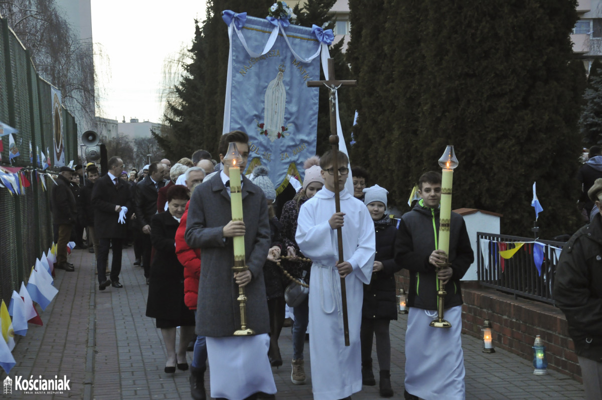 Ostatnia kościańska parafia powitała obraz Matki Boskiej