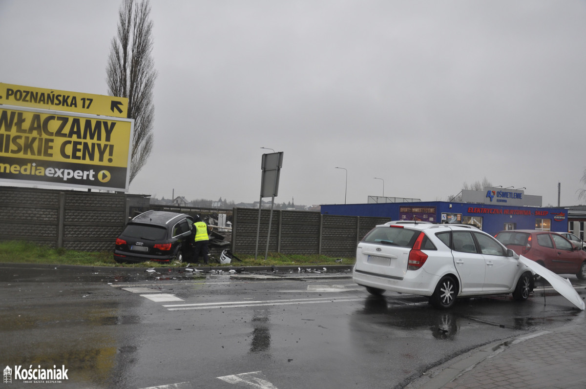 Zderzenie na skrzyżowaniu przy Śmigielskiej