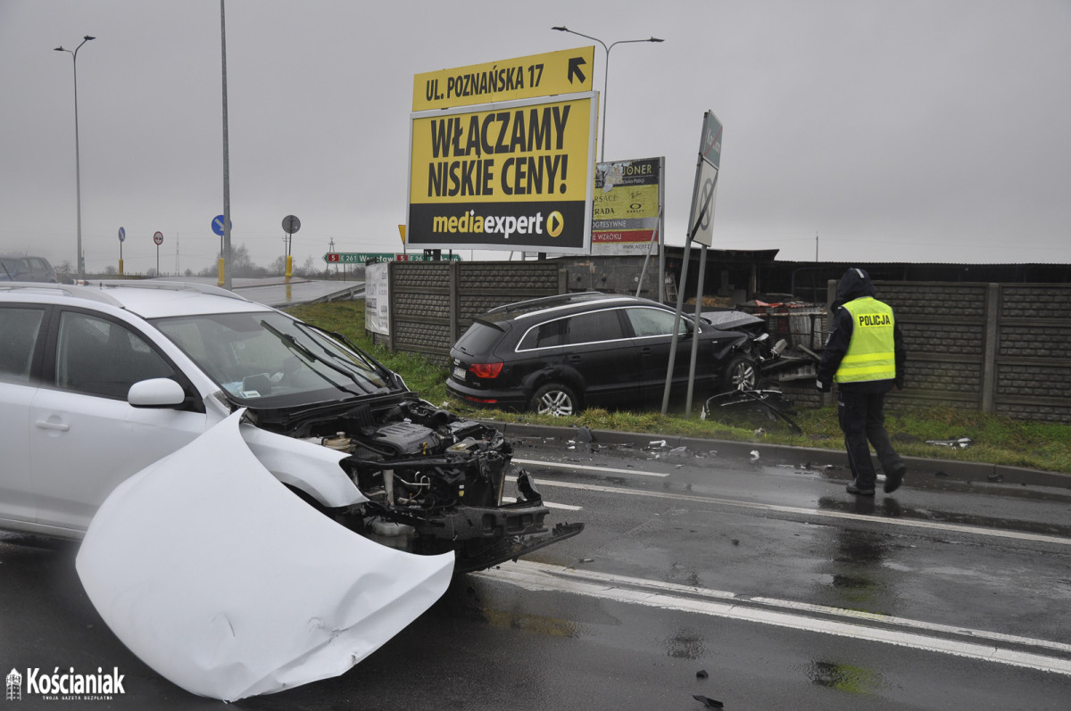 Zderzenie na skrzyżowaniu przy Śmigielskiej