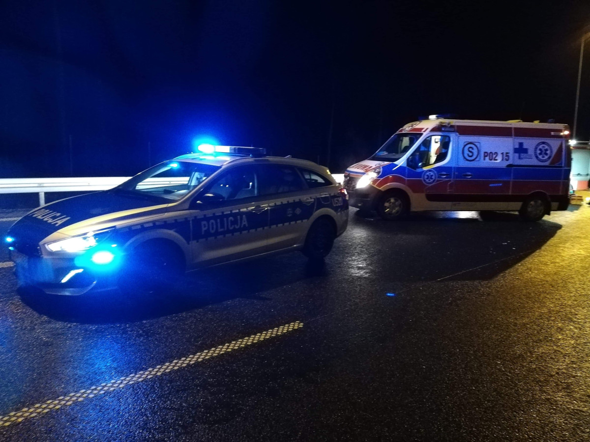 Wypadek na S5 - kierująca zawracała na drodze ekspresowej