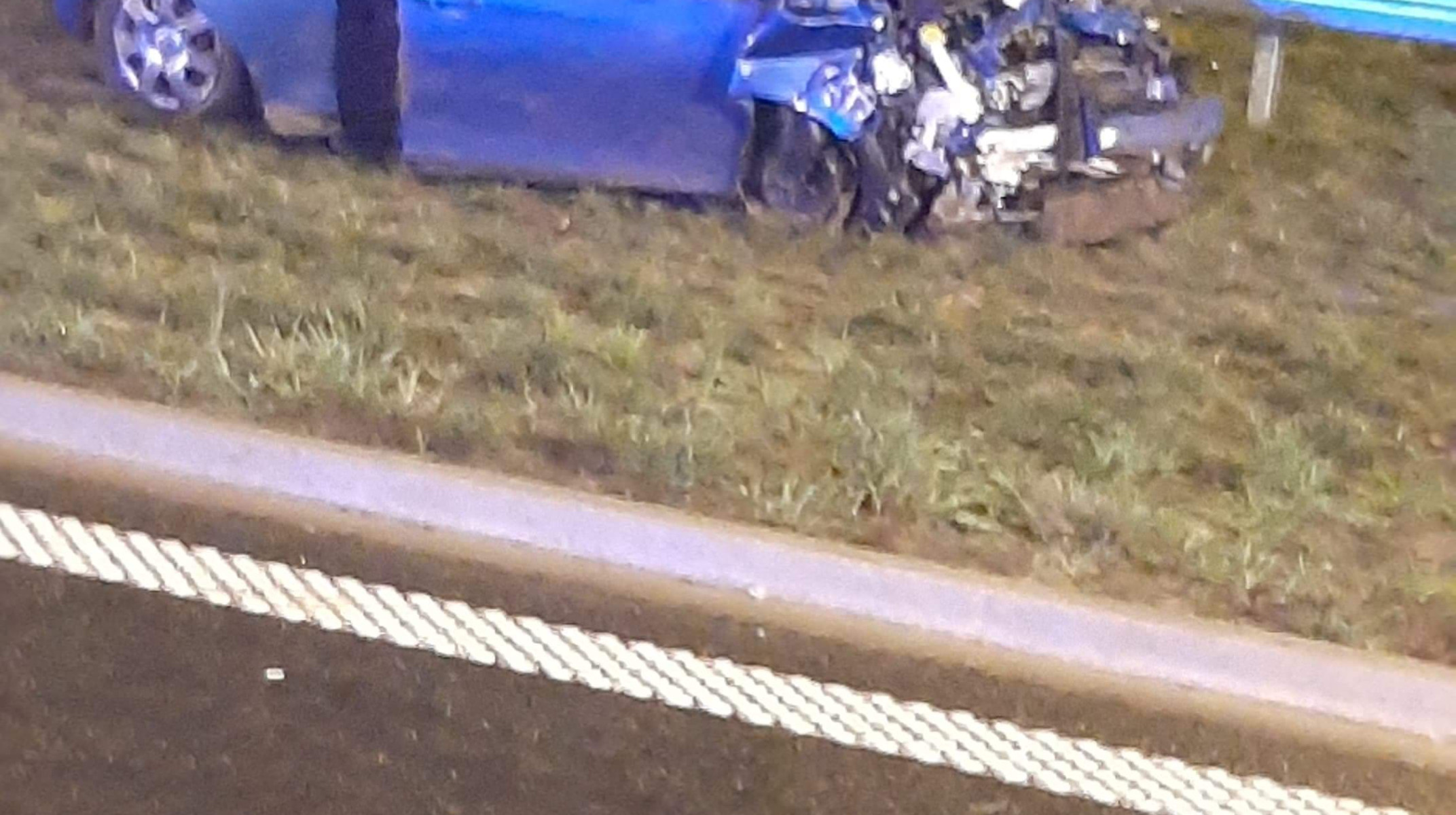 Wypadek na S5 - kierująca zawracała na drodze ekspresowej