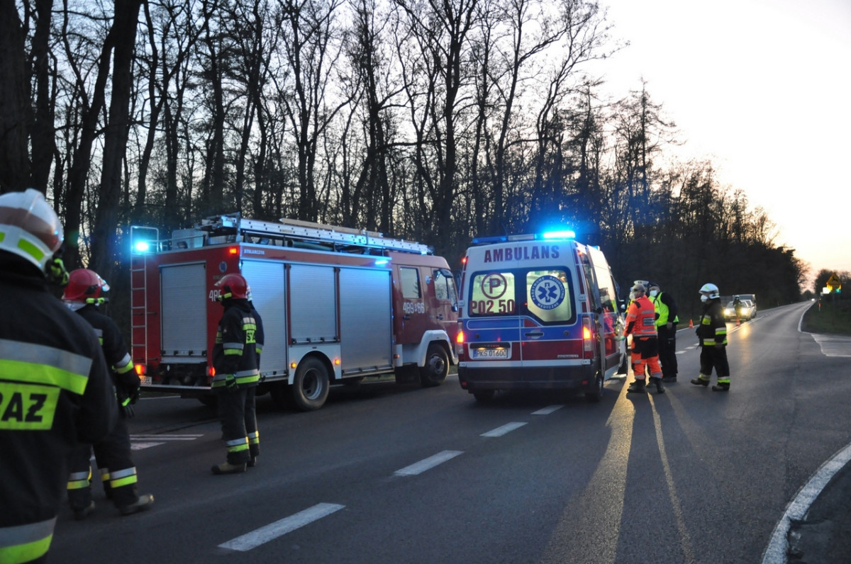 Zderzenie dwóch aut w Kopaszewie
