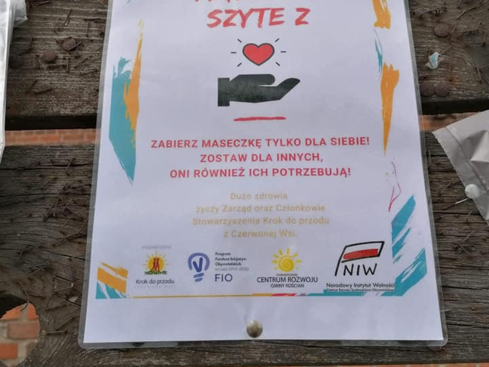 Bezpłatny maseczkomat w powiecie kościańskim