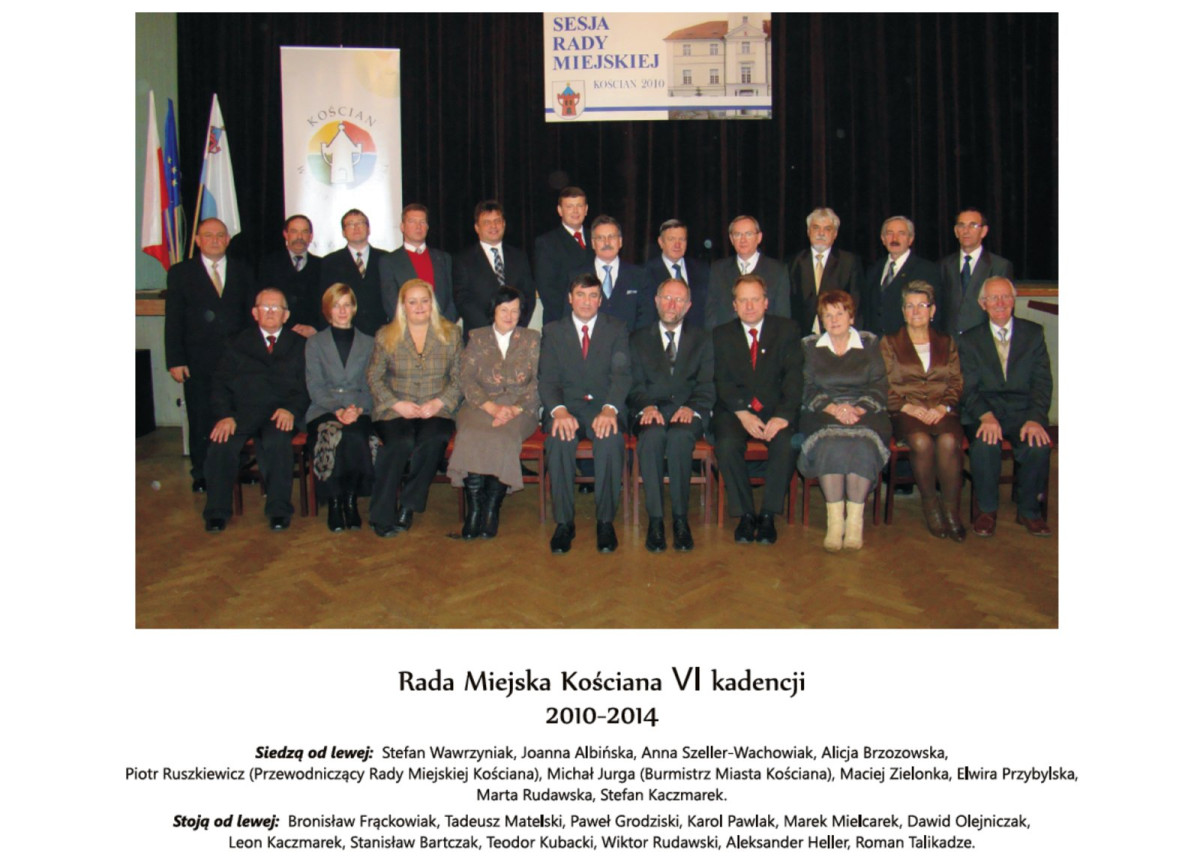 30 lat samorządności Kościana - 8 składów Rady Miejskiej