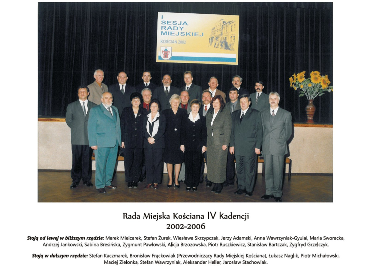 30 lat samorządności Kościana - 8 składów Rady Miejskiej