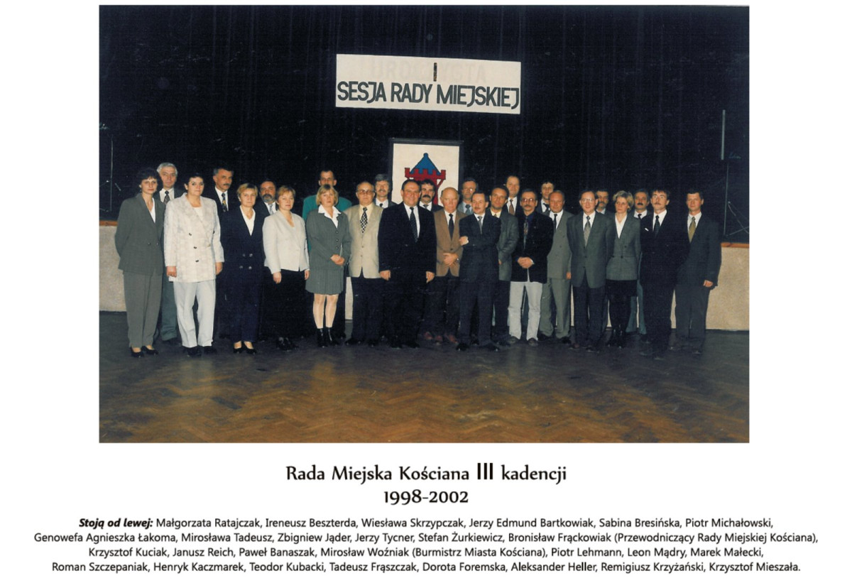 30 lat samorządności Kościana - 8 składów Rady Miejskiej