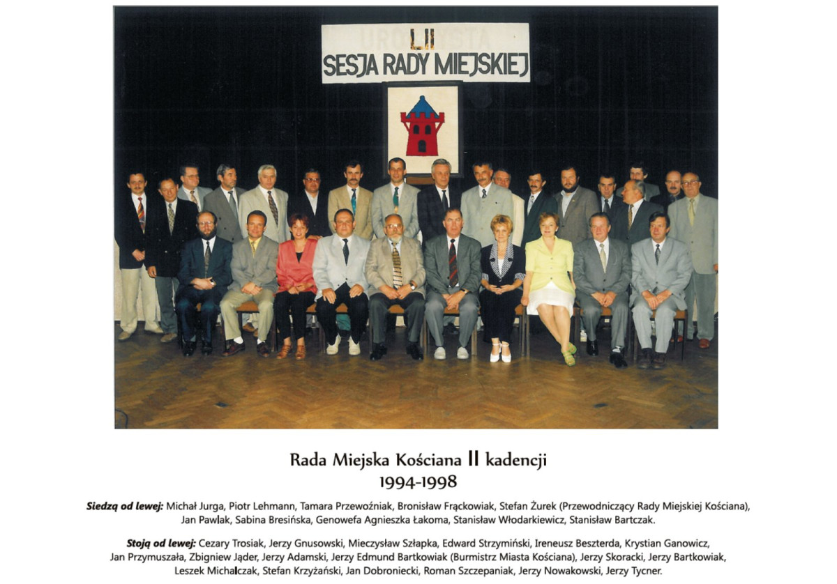 30 lat samorządności Kościana - 8 składów Rady Miejskiej