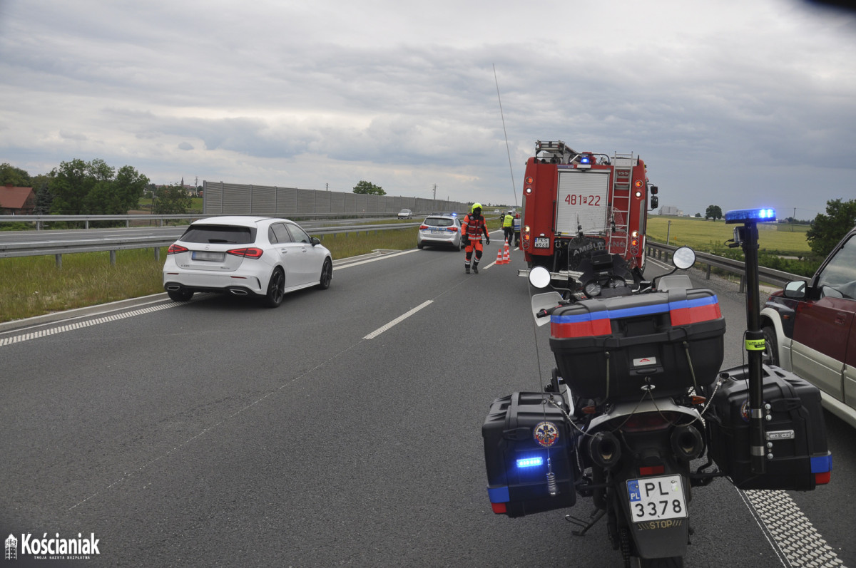 Spłonął samochód na S5