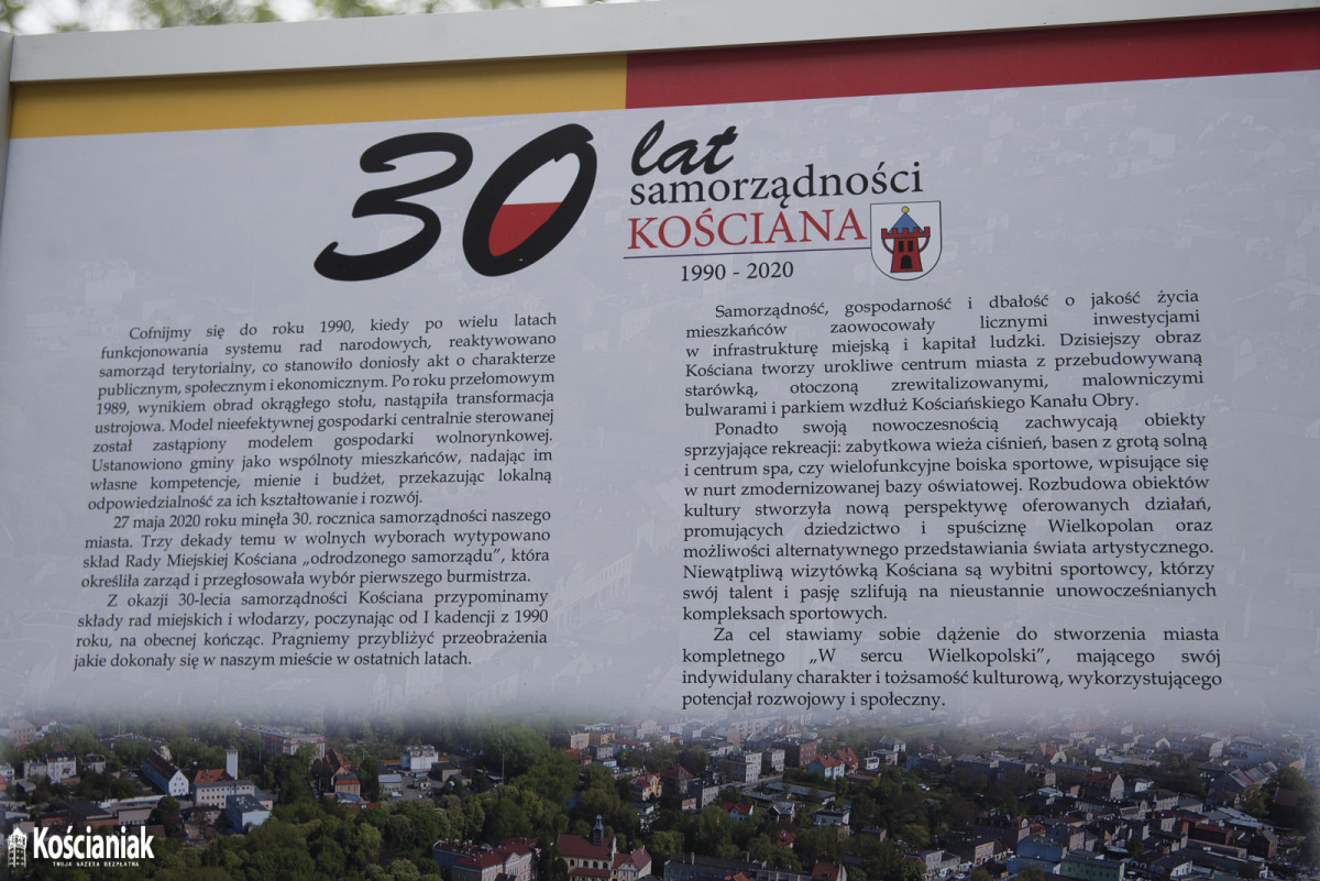 30 lat samorządności Kościana - wystawa plenerowa