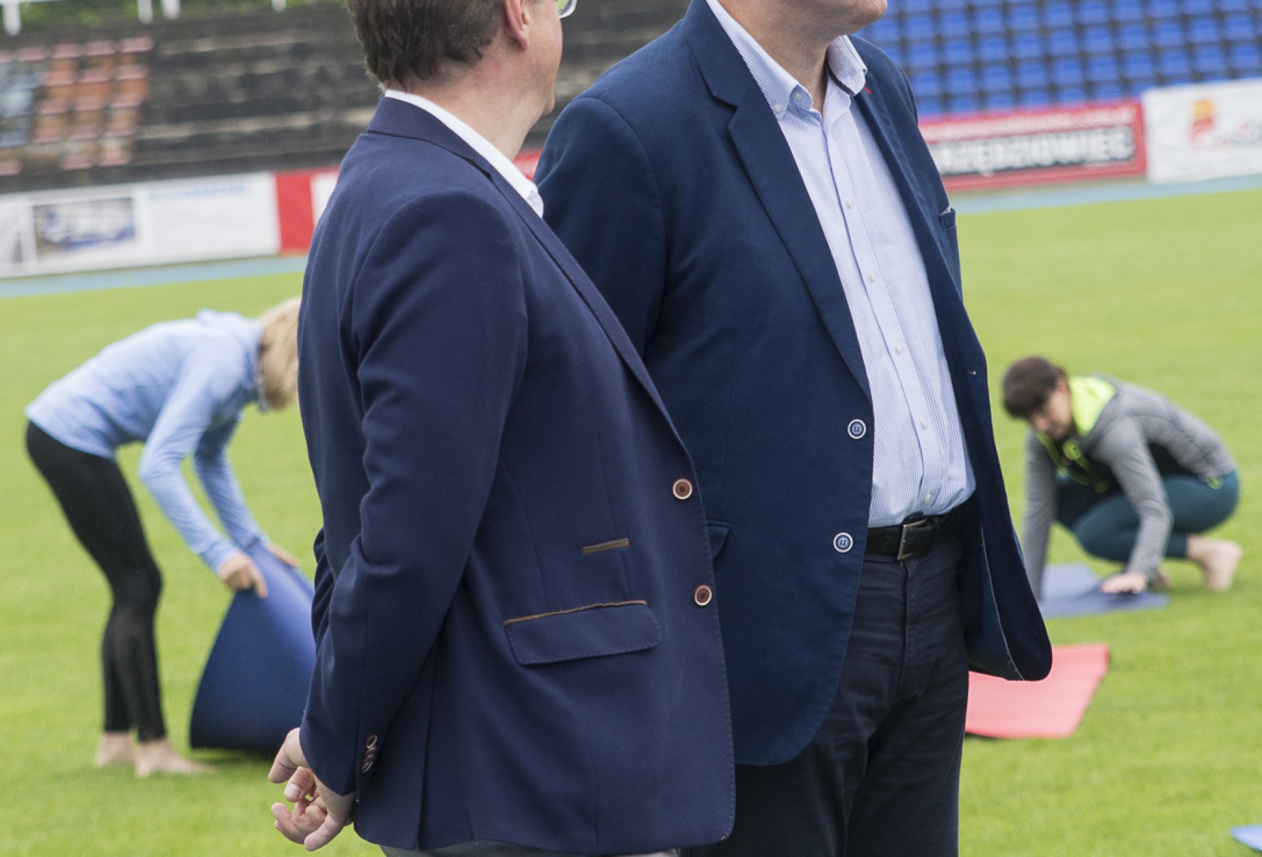 Joga na stadionie w Kościanie [ZDJĘCIA]