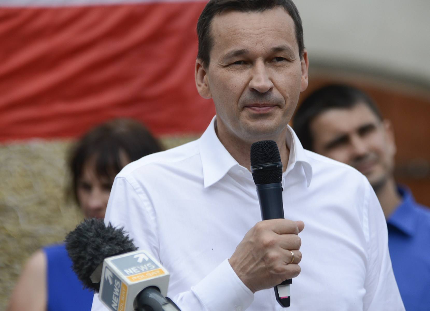 Premier Mateusz Morawiecki odwiedził Bieżyń i Lubiń [ZDJĘCIA]