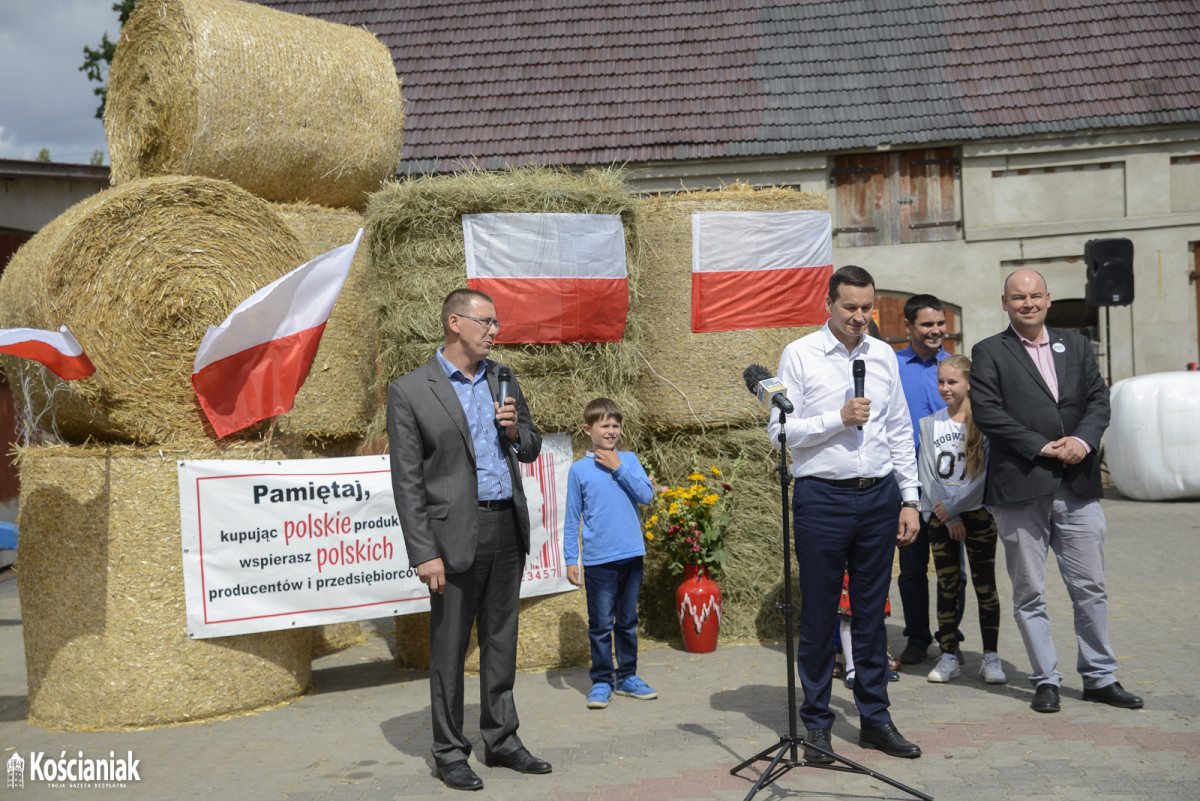 Premier Mateusz Morawiecki odwiedził Bieżyń i Lubiń [ZDJĘCIA]