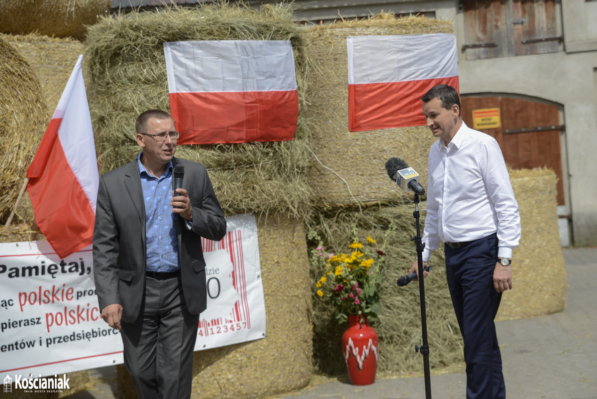 Premier Mateusz Morawiecki odwiedził Bieżyń i Lubiń [ZDJĘCIA]