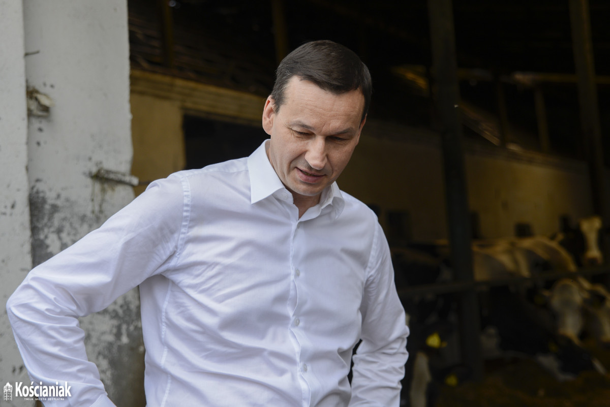 Premier Mateusz Morawiecki odwiedził Bieżyń i Lubiń [ZDJĘCIA]