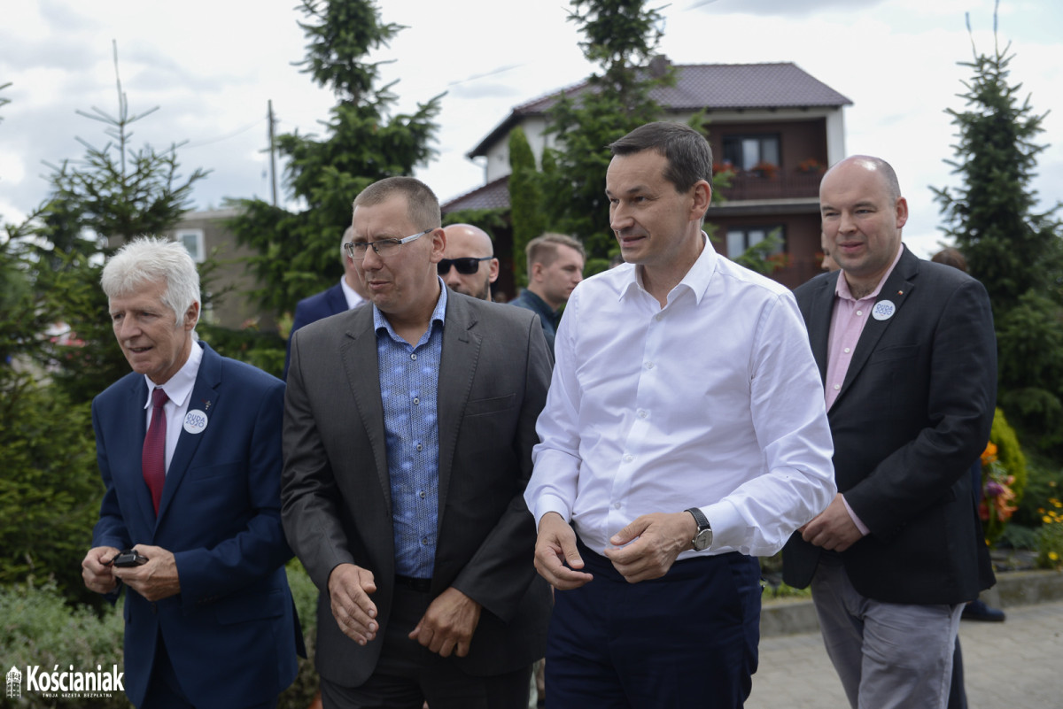 Premier Mateusz Morawiecki odwiedził Bieżyń i Lubiń [ZDJĘCIA]